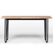 Banc En Chêne Massif Avec Des