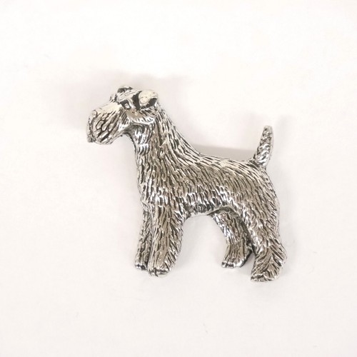 épinglette fox terrier broche - Épinglette,