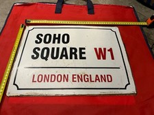 Plaque Décoration Métal Soho Square Portobello