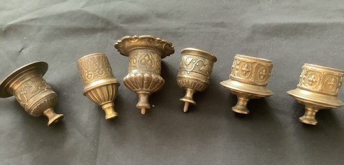 Bobèches anciennes bronze - bobèches,