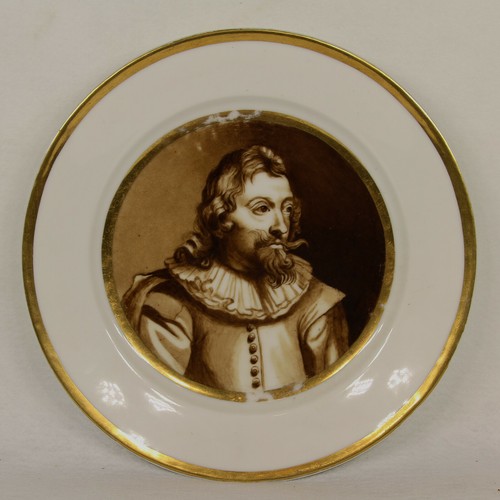 Antique porcelain charger - porcelain,
