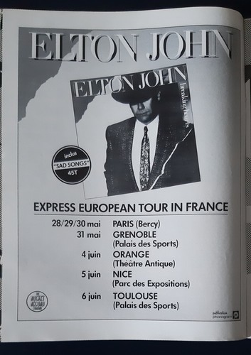 Publicité advert concert