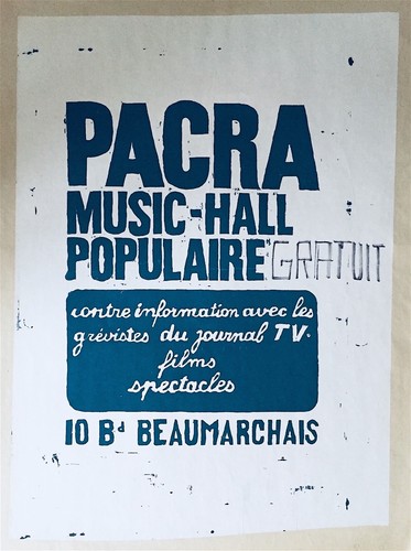 Mai affiche sérigraphie - 68,