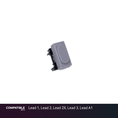 Nord gray pushbutton switch - gray,