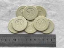 LOT DE 8 ANCIENS JETONS DE