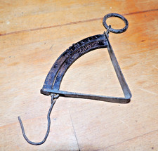 ANCIEN PESON  FER FORGE OUTIL ART POPULAIRE