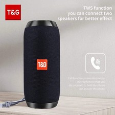 Bluetooth Speaker T&G TG117 Portable TWS Sound Box Waterproof Loudspeaker Outdoo