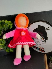 Corolle Mademoiselle Grenadine   poupée peluche doudou fille robe rouge rose 
