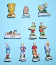 Série complète de 10 fèves le rugby