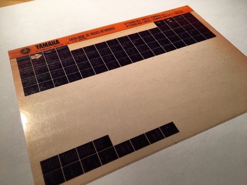 Yamaha xt500 1983 - 1983, 4e5