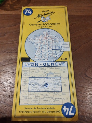 Ancienne carte routière - carte,