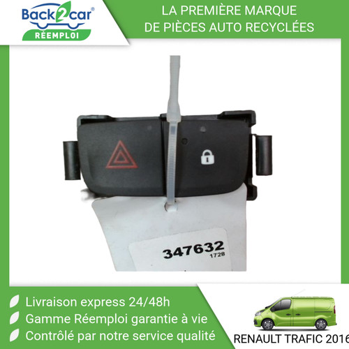Bouton warning renault - bouton,