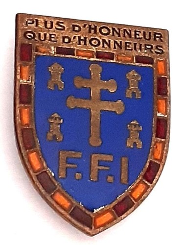 Insigne ffi maquis - insigne, résistance