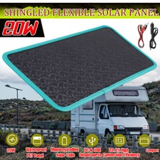 Chargeur solaire USB Panneau solaire pour téléphones portables 5V 20W Portable