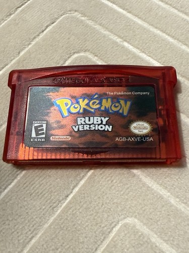 Pokemon ruby version cartridge - ruby,