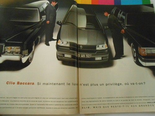 Publicité advert 1993 clio - publicité,