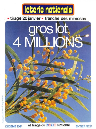 Affiche poster loterie - affiche,