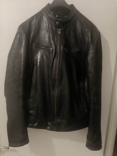 Blouson cuir noir - blouson,
