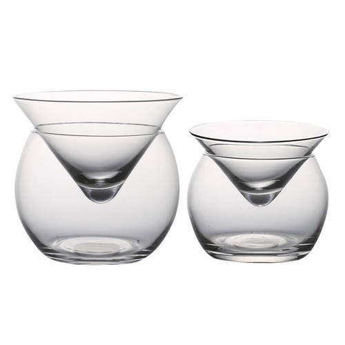 Plat conique cocktail glacé - plat,