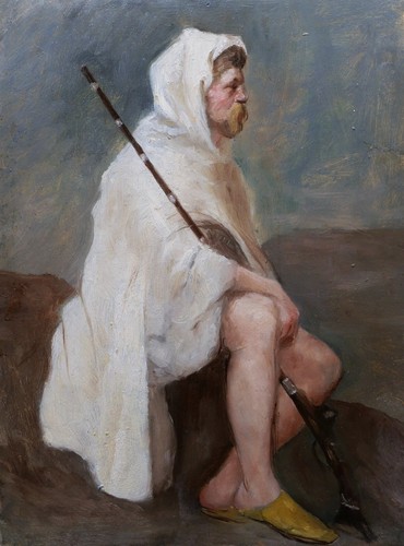 Tableau orientaliste portrait