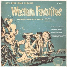 BOB SANDY "FOLSOM PRISON BLUES" COUNTRY ROCKABILLY EP 1956 TOPS R283