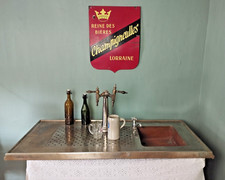 Tireuse à Bière de bistrot  Henri Stein / Comptoir de bar fin XIXe Vintage 