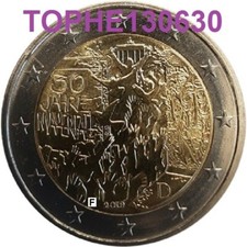 ALLEMAGNE 2 EURO COMMÉMORATIVE 2019 "MUR DE BERLIN" ATELIERS F