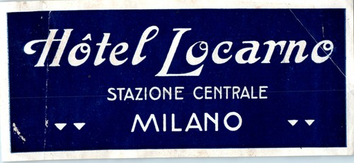 Ancienne etiquette bagages - ancienne,
