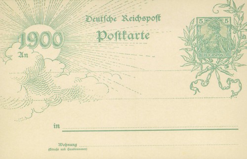 Deutsche reichspost carte - deutsche,