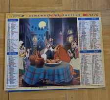 ALMANACH LA POSTE 1998  CALENDRIER  DU FACTEUR DESSIN ANIME DISNEY