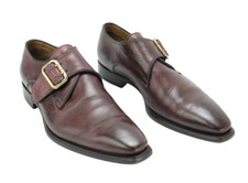 STEFANO BRANCHINI Chaussures Homme (US) 6.5 Rigide Cuir Bout Carré Boucle