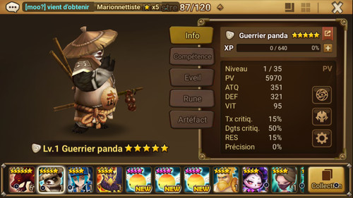 Compte starter summoners war - compte,