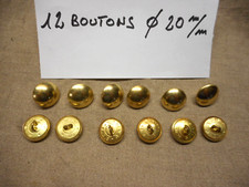 12 BOUTONS MILITAIRES