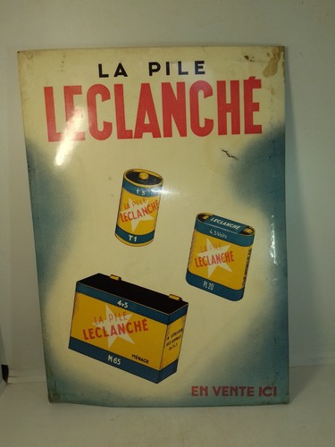 Ancienne plaque publicitaire - ancienne,