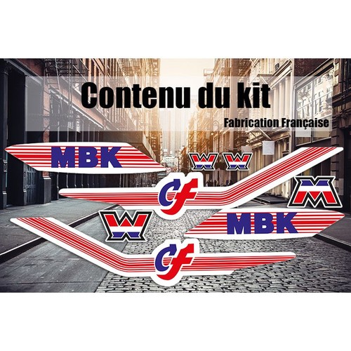 Kit autocollants mbk - kit,