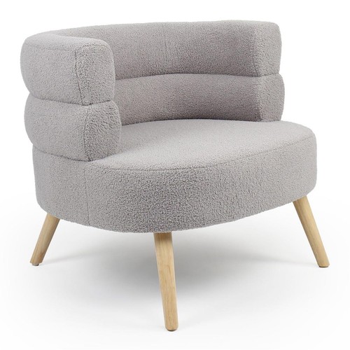 Fauteuil design bouclette - fauteuil,