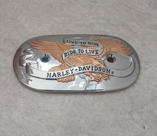 vintage cover enjoliveur insert de filtre a air filter ovale  harley davidson