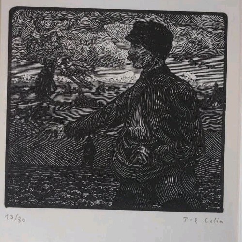 Paul emile colin estampe - paul-emile,