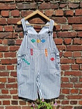 NAF NAF VINTAGE SALOPETTE COURTE RAYEE JUMPSUIT COURTE 80S 90S COLLECTOR 