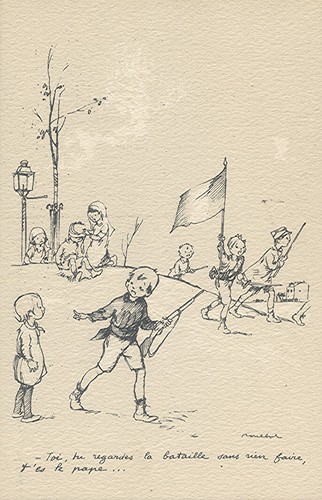 Cpa illustrateur poulbot - 14-18,