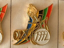 PIN'S J.O ALBERTVILLE 92 - DESCENTE A SKI