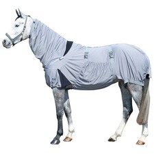 Equest Couverture Eczéma pour Chevaux Culex C, Gris - 145 CM L'Eczéma Plafond