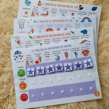 Tableau de motivation personnalisé avec consignes pour enfants