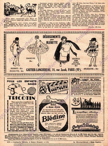 Deguisement bleuette pierrot - bleuette,
