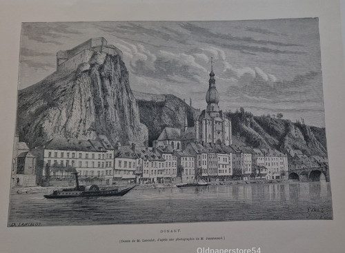 Grande gravure ancienne - grande,