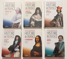 Lot de 6 livres Histoire de France - Jules Michelet - Ed. Le Monde
