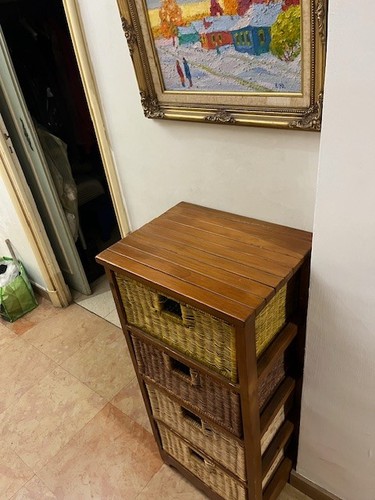 Meuble rangement bois et - de,