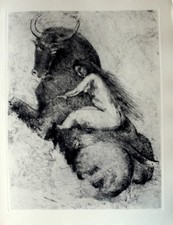 RENE KERDYK BESTIAIRE 14 EAUX-FORTES DE PEDRO ZAMORANO DE BIEDMA + SUITE E. Orig