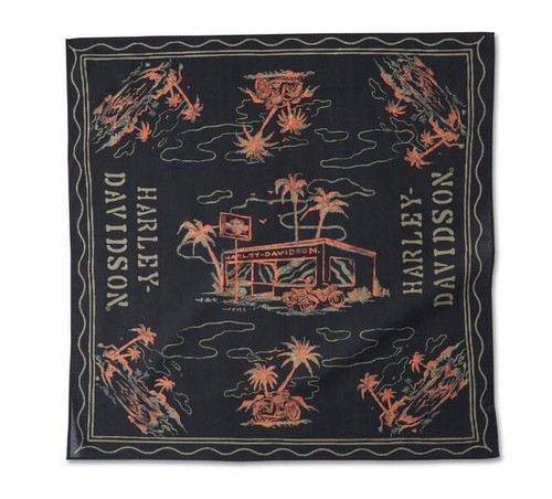 Harley davidson bandana aloha - bandana, "aloha