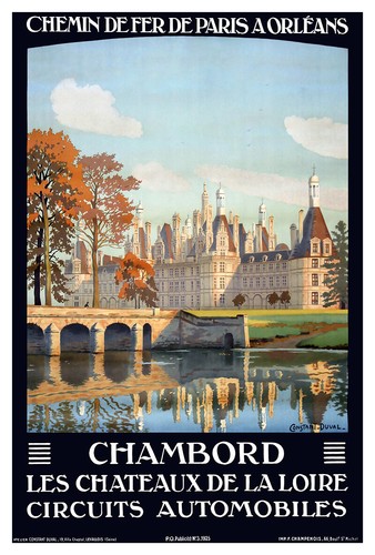 Affiche chemin fer - fer,